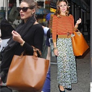 Zara plaited leather shopping tote!